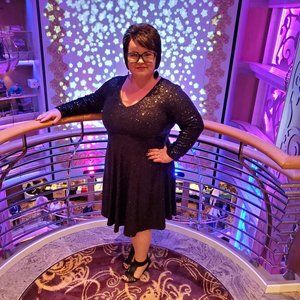 Torrid Black Sequin Dress